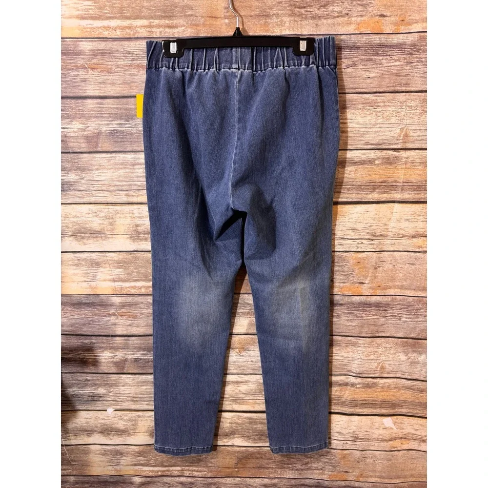 Soft Surroundings Jeans Metro Leggings Pull On Elastic Waist Stretch‎ M Medium 6